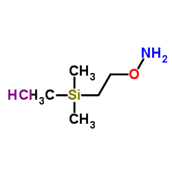O-(2-Trimethylsilylethyl)hydroxylamine Hydrochloride Structure