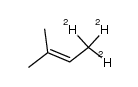 1,1,1-trideutero-3-methyl-2-butene Structure