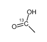 Acetic acid C-13 picture
