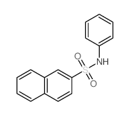 2-Naphthalenesulfonamide,N-phenyl- Structure