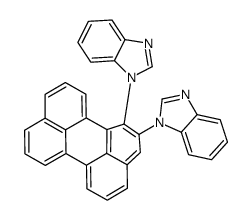 1-[1-(benzimidazol-1-yl)perylen-2-yl]benzimidazole Structure