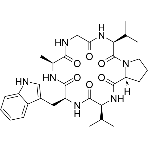 Segetalin A trifluoroacetic acid salt structure