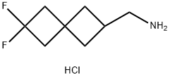 {6,6-二氟螺[3.3]庚-2-基}甲胺盐酸盐结构式
