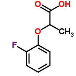 2-(2-氟苯氧基)丙酸结构式
