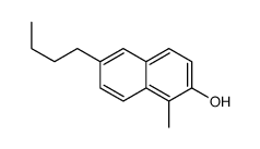 6-butyl-1-methylnaphthalen-2-ol结构式