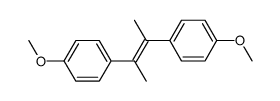 (E)-2,3-di(4-methoxyphenyl)-2-butene Structure