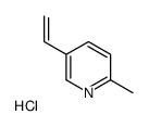 2-Methyl-5-vinylpyridinium chloride Structure
