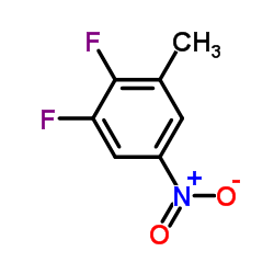 1,2-Difluoro-3-methyl-5-nitrobenzene Structure