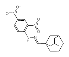 N-(1-adamantylmethylideneamino)-2,4-dinitro-aniline结构式