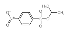 Benzenesulfonic acid,4-nitro-, 1-methylethyl ester Structure