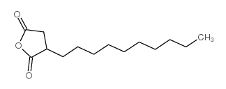 2,5-Furandione,3-decyldihydro- Structure