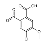4-chloro-5-methoxy-2-nitrobenzoic acid Structure