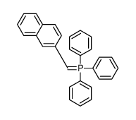 naphthalen-2-ylmethylidene(triphenyl)-λ5-phosphane结构式
