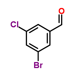 3-溴-5-氯苯甲醛结构式