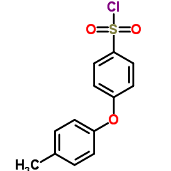 [4-(4-METHYLPHENOXY)PHENYL]SULFONYL CHLORIDE Structure