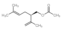 (-)-二氢乙酸香芹酯结构式
