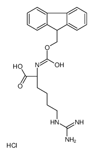 Fmoc-L-Homoarginine Hydrochloride Salt Structure