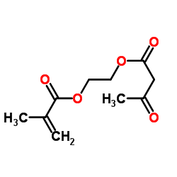 乙酰乙酸甲基丙烯酸乙二醇酯结构式