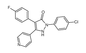 p38 MAP激酶抑制剂结构式