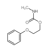 Ethanol, 2-phenoxy-,1-(N-methylcarbamate) Structure