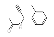 Acetamide,N-[1-(2-methylphenyl)-2-propynyl]- (9CI) Structure