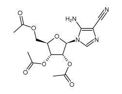 5-氨基-1-(2',3',5'-三-O-乙酰基-β-D-呋喃呋喃糖基)-咪唑-4-腈图片
