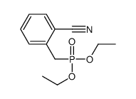 2-(diethoxyphosphorylmethyl)benzonitrile结构式