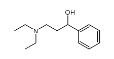 3-diethylamino-1-phenyl-propan-1-ol结构式
