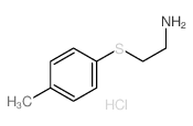 2-(4-methylphenyl)sulfanylethanamine结构式