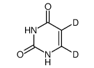 Uracil-d2 Structure
