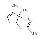 3-Cyclopentene-1-acetamide,2,2,3-trimethyl-结构式