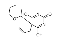 5-Allyl-5-(1-propoxyethyl)barbituric acid结构式