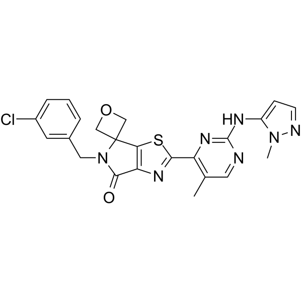 ERK1/2 inhibitor 8结构式