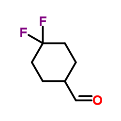 4,4-Difluorocyclohexanecarbaldehyde Structure