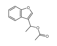 1-acetoxy-1-(benzo[b]furan-3-yl)ethane Structure