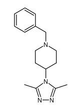 1-benzyl-4-(3,5-dimethyl-[1,2,4]triazol-4-yl)-piperidine Structure