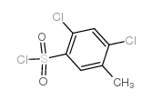 2,4-二氯-5-甲基氟苯磺酰氯结构式