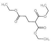 1,1,3-Propanetricarboxylicacid, 1,1,3-triethyl ester Structure