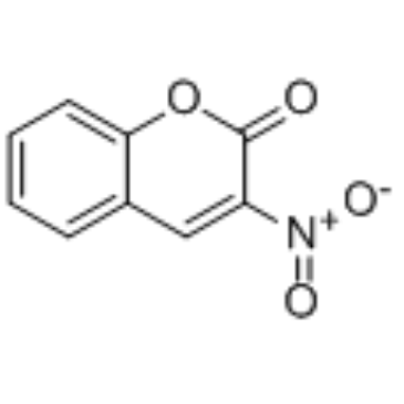 3-硝基香豆素结构式