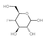 4-Deoxy-4-fluoro-D-glucose Structure