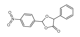 2-(4-nitro-phenyl)-5-phenyl-[1,3]dioxolan-4-one结构式