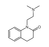 1-(2-dimethylamino-ethyl)-3,4-dihydro-1H-quinolin-2-one Structure