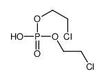 bis(2-chloroethyl) hydrogen phosphate structure