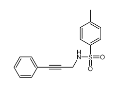 4-methyl-N-(3-phenylprop-2-ynyl)benzenesulfonamide Structure