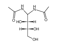 4,4-bis-acetylamino-Dg-threo-butane-1,2,3-triol Structure