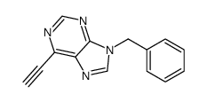 9-benzyl-6-ethynylpurine Structure