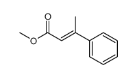 (E)-3-phenyl-3-methyl acrylic acid methyl ester Structure