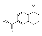5-Oxo-5,6,7,8-tetrahydronaphthalene-2-carboxylic acid Structure