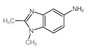 1,2-二甲基-1H-苯并[d]咪唑-5-胺结构式