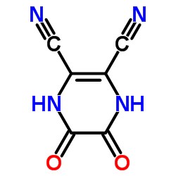 1,4,5,6-四氢-5,6-二氧-2,3-吡嗪二甲腈结构式